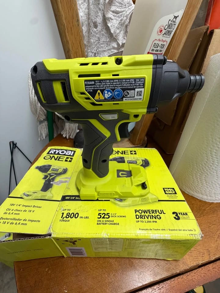 Ryobi ONE+ 18V Cordless 1/4 in. Impact Driver (Tool Only) - photo 4