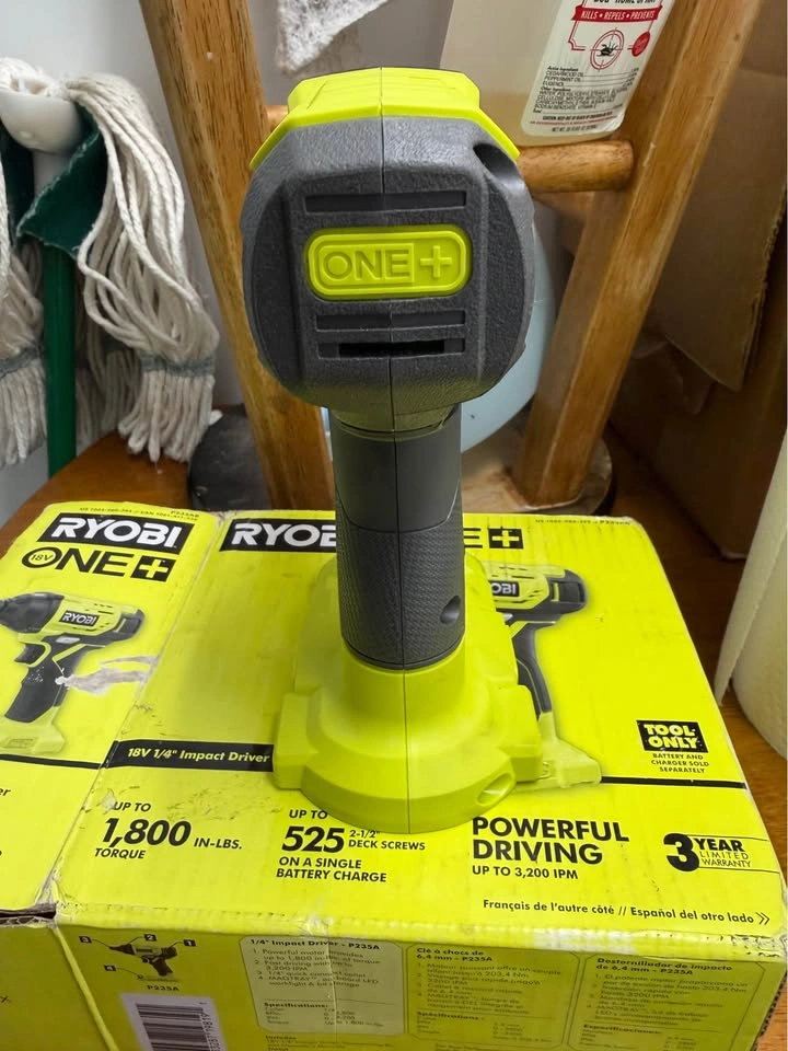 Ryobi ONE+ 18V Cordless 1/4 in. Impact Driver (Tool Only) - photo 5