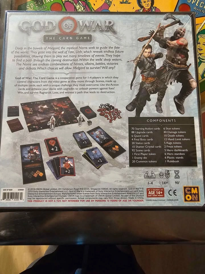 God of War Card Game Unopened New - photo 2
