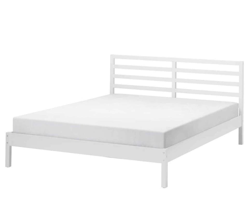 IKEA Queen Bed + Mattress Set – Great Condition – Ready to Use - photo 2