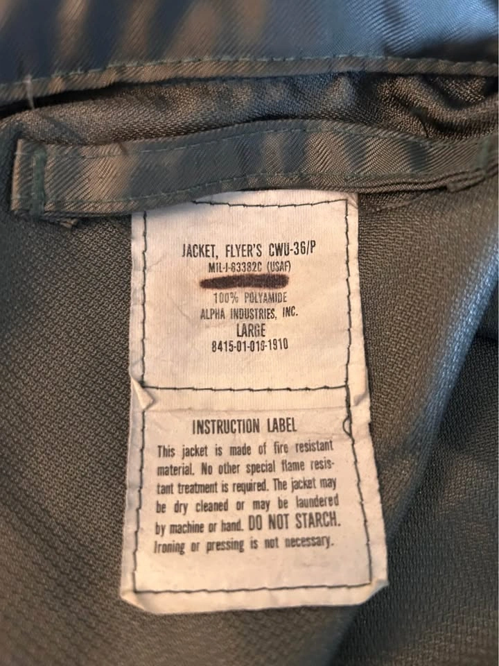 Vintage 1980 Alpha Industries CWU-36/P Flyer's Jacket - photo 5