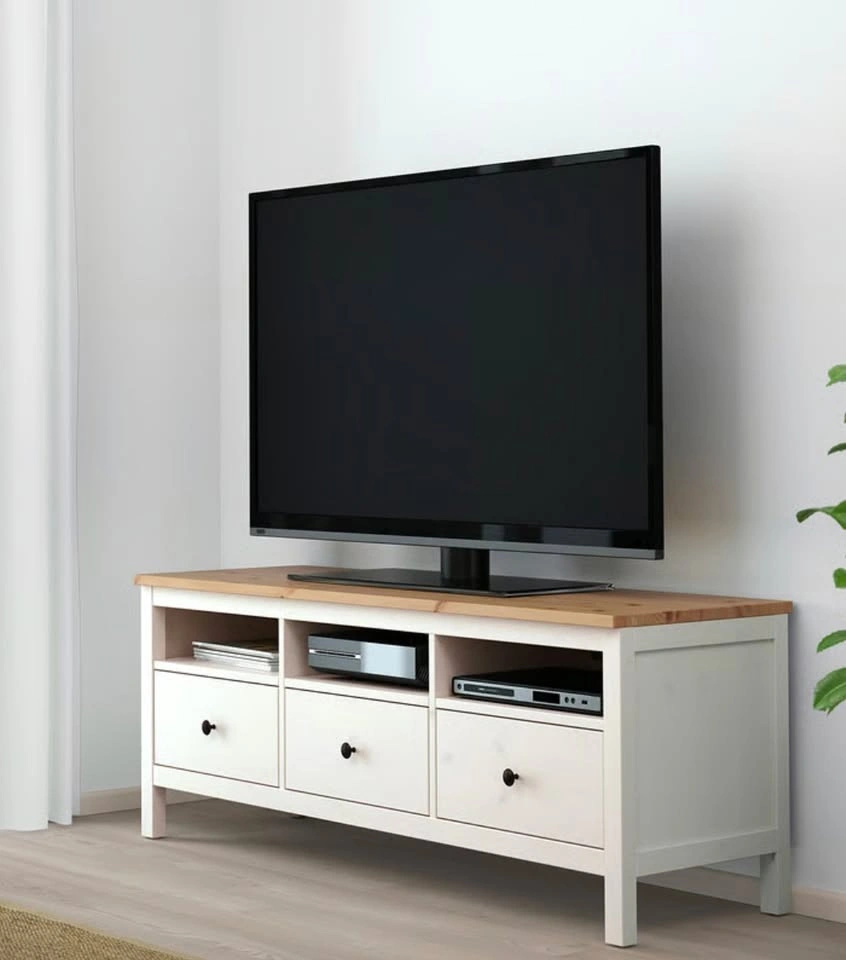 IKEA HEMNES TV Unit – White Stain/Light Brown - photo 2