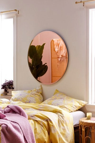 Urban Outfitters Beveled Hub 36” Wall Mirror – Copper