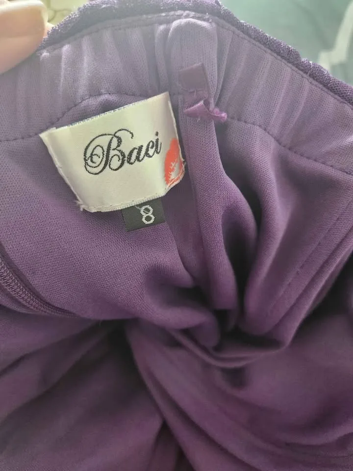 Purple Cocktail Dress image indicator(4)