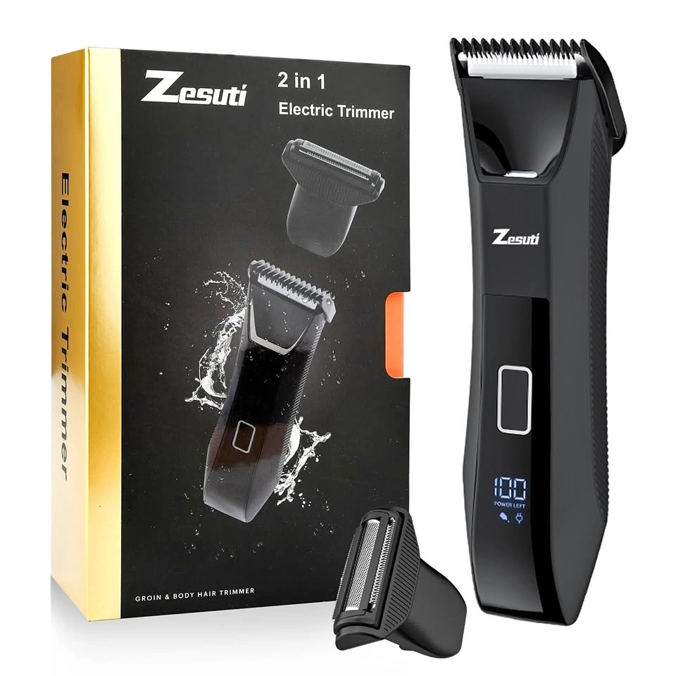 Zesuti 2 in 1 Electric Trimmer Groin & Body Hair