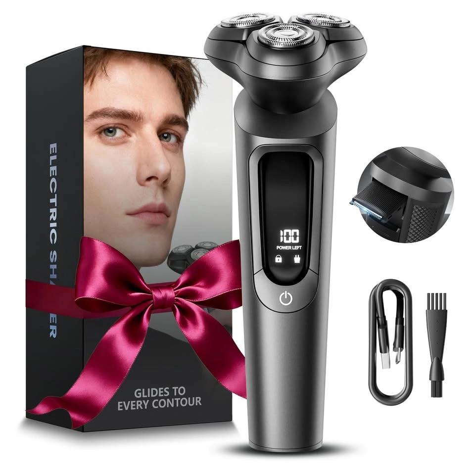Electric Shaver for Men IPX8 Waterproof Wet Dry Cordless Razor T - photo 4