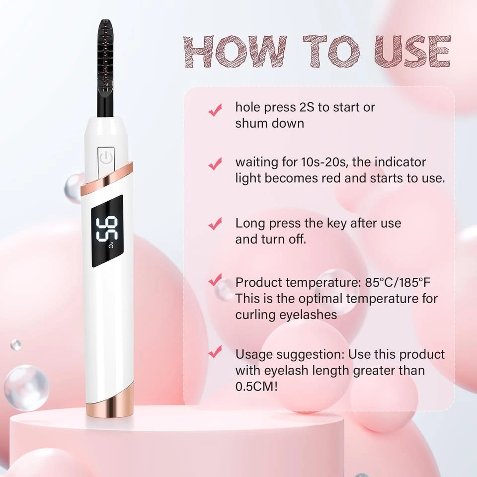 Heated Eyelash Curler Rechargeable - photo 3