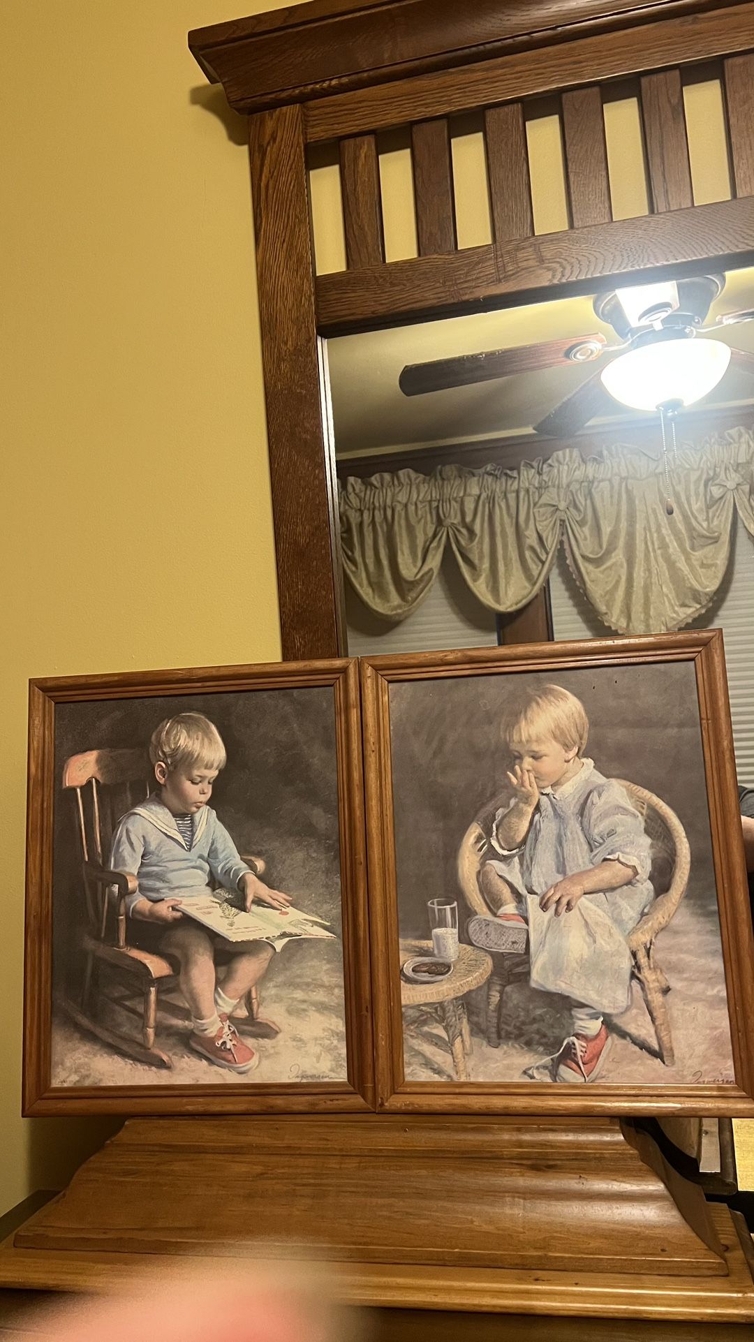 Two beautiful antique paintings, 12 x 15 inches, $20 - photo 4