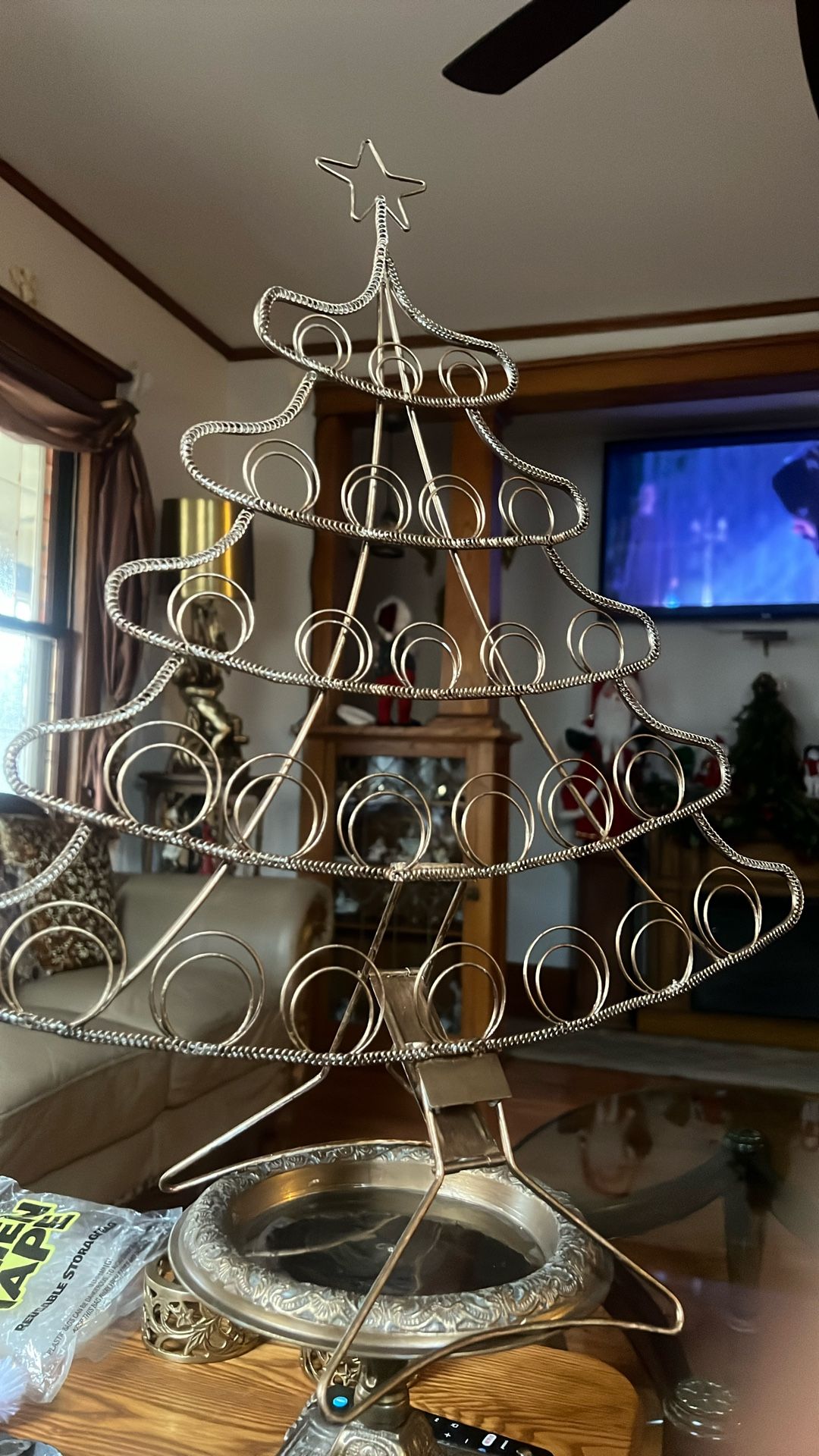 20-inch Tall Decorative Metal Tree - photo 2
