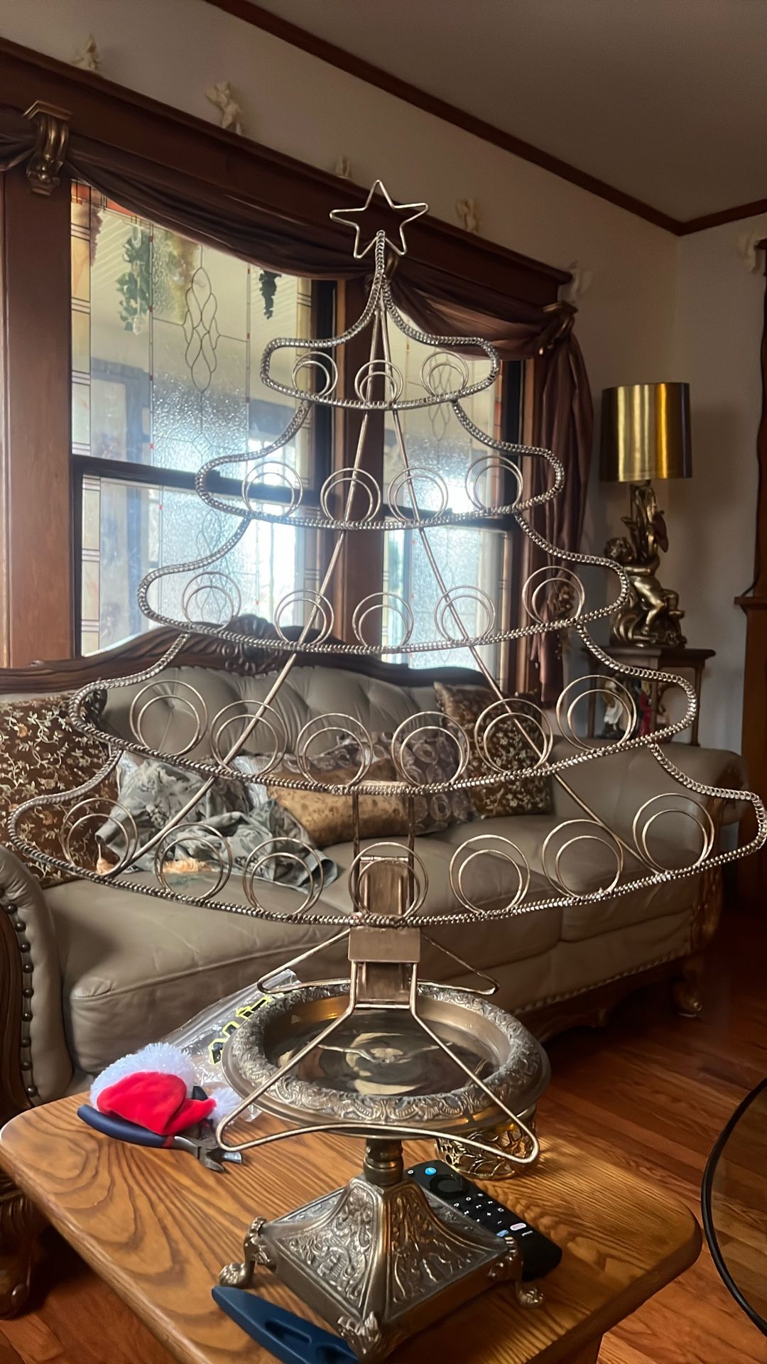 20-inch Tall Decorative Metal Tree - photo 4
