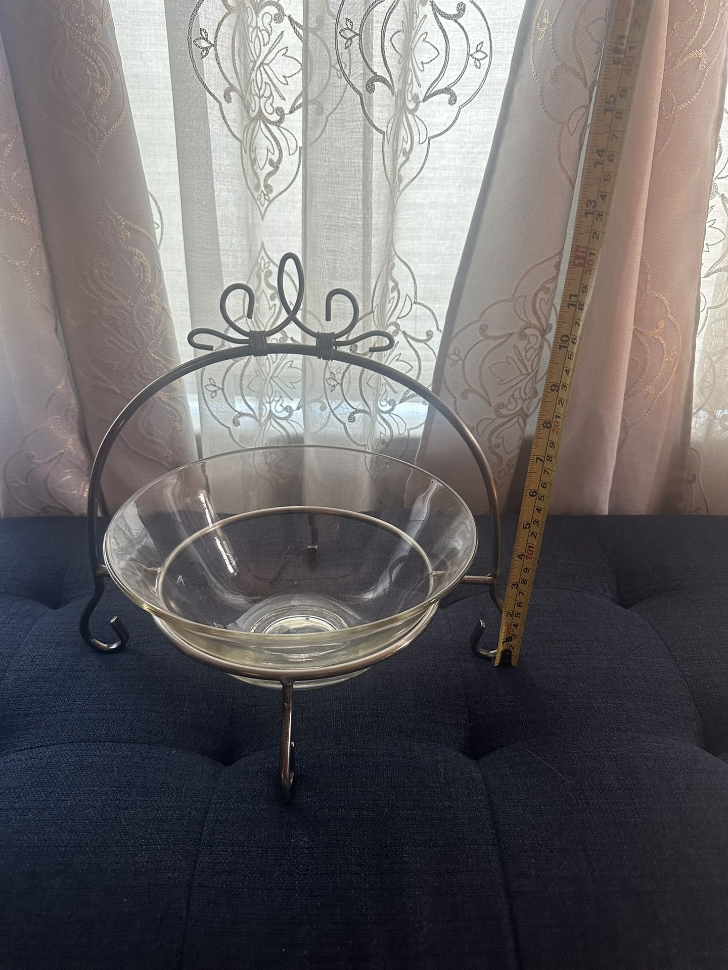 glass fruit bowl - photo 2