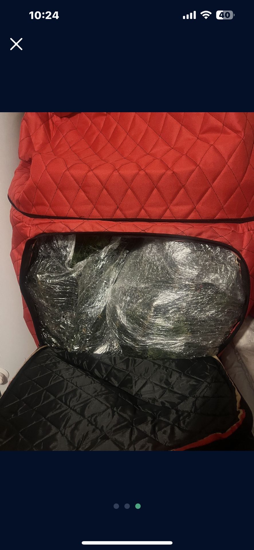 New 7-foot Christmas tree in bag, only $40 - photo 3