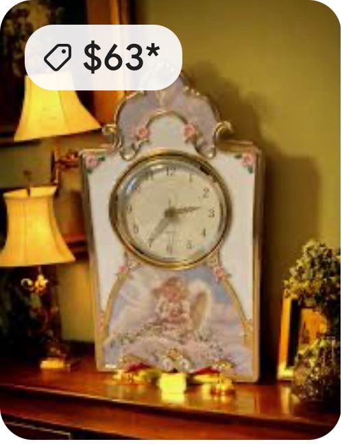 Heirloom porcelain clock - photo 4