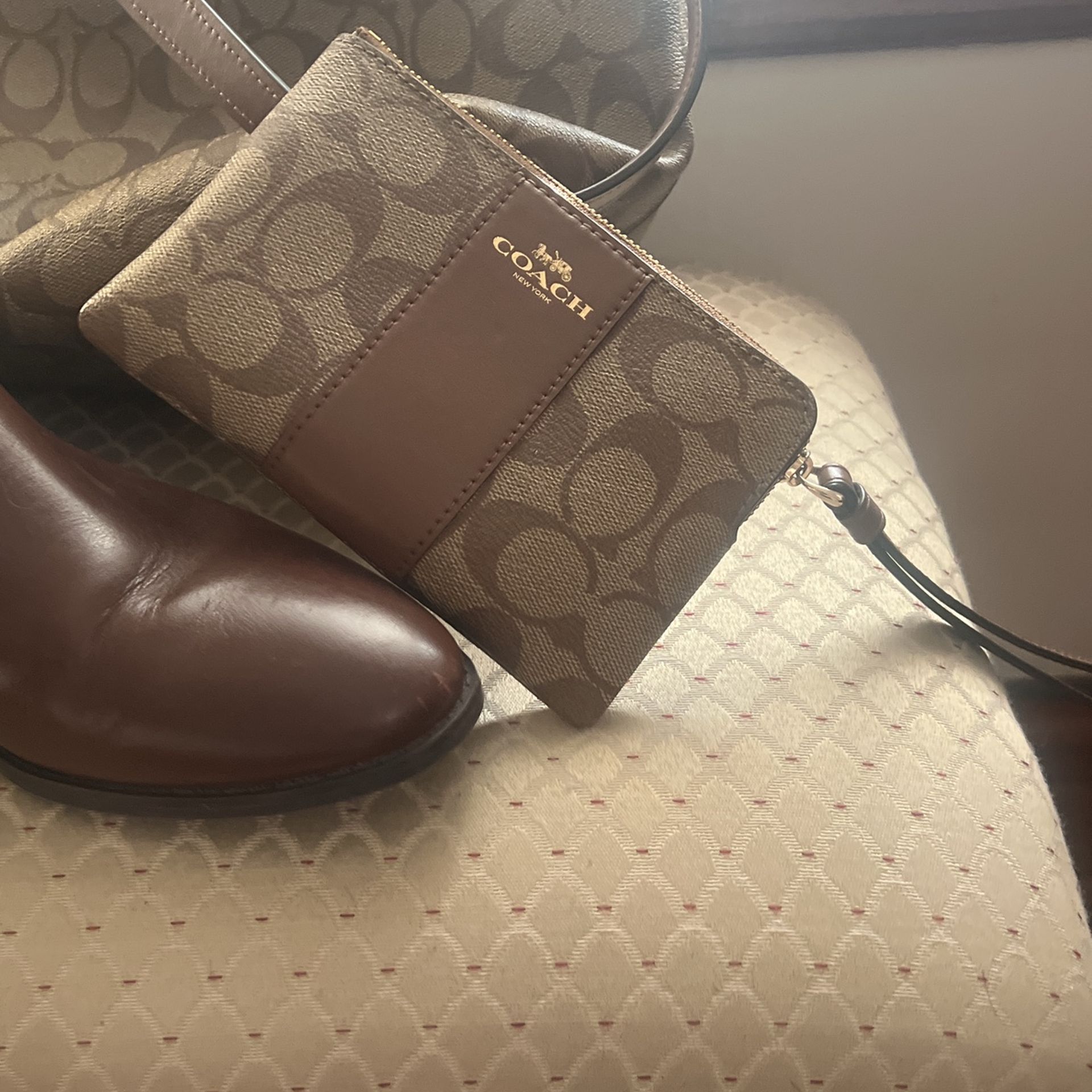 Coach Bag, Wallet, and Boots - $100 - photo 2