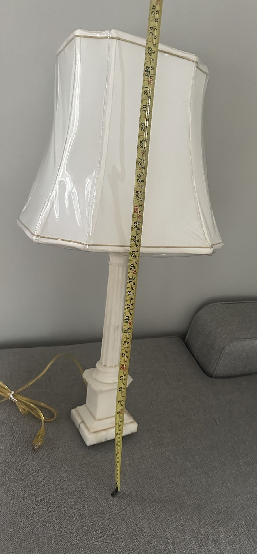 New Screen, Marble Base Lamp