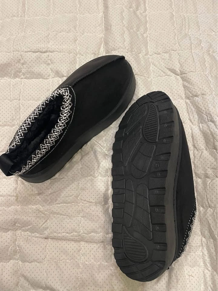 New Women's Platform Mini Snow Boots - Black & Brown - photo 3