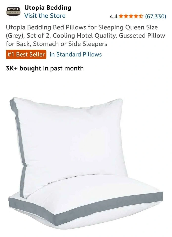 New Set of 2 Hotel Quality Luxury Pillow - photo 4