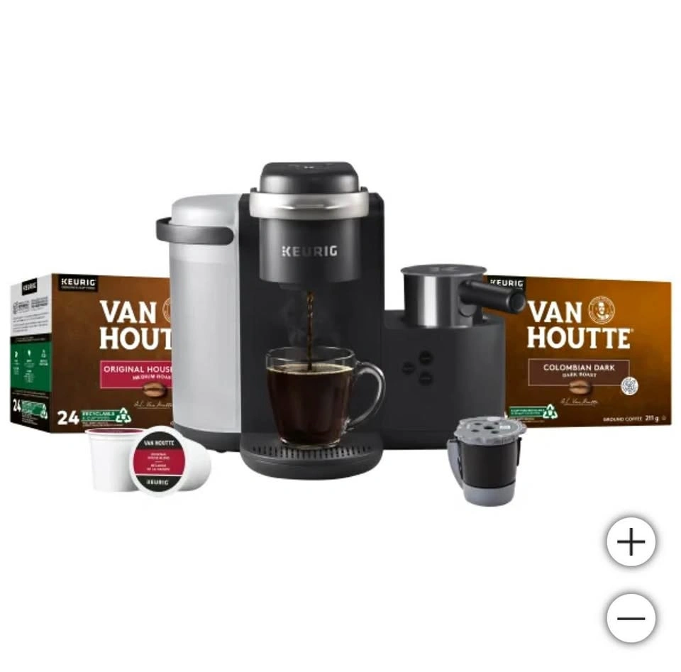 Keurig K-Café Coffee Maker Bundle with Frother & Pods