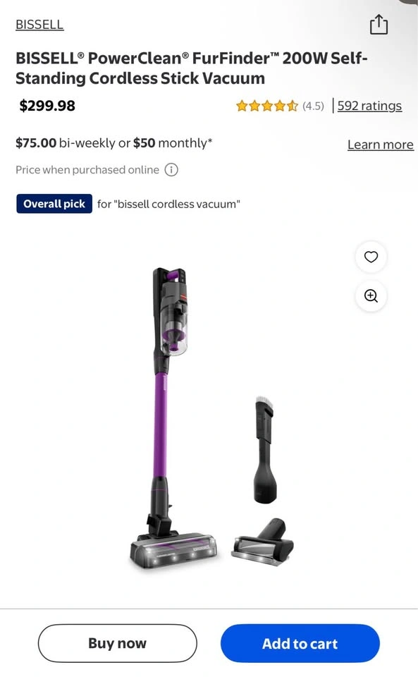 BISSELL PowerClean FurFinder Cordless Stick Vacuum - photo 5