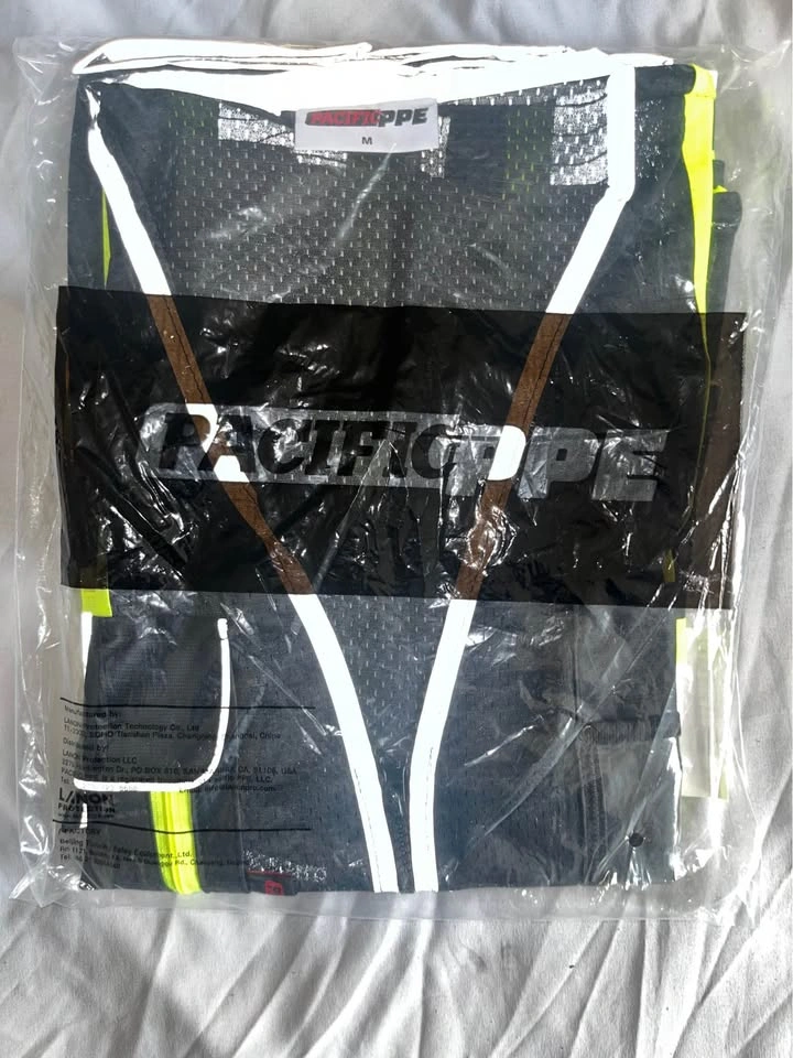 PACIFIC PPE Black Safety Vest - High Visibility, 10 Pockets - Me - photo 5