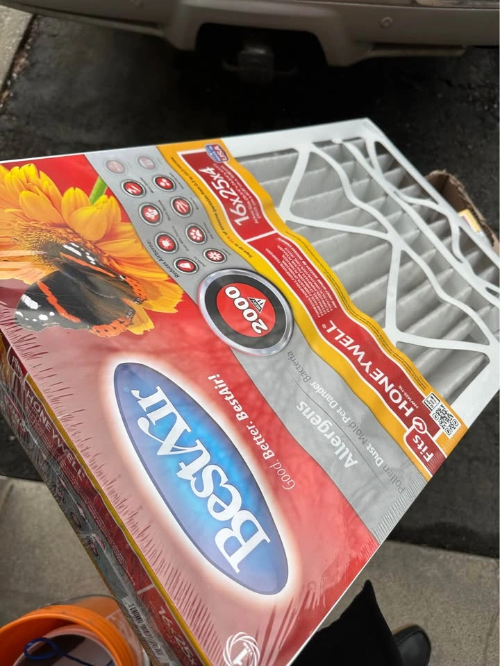 3 Furnace Filters 16x25x4 - photo 4