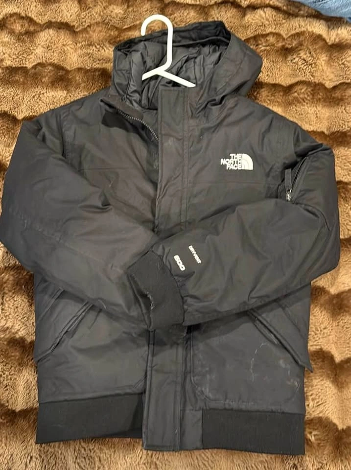 North Face Boys Black DryVent 600 Jacket L/G 14/16