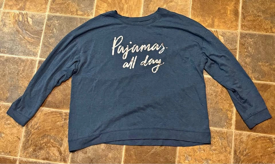 George "Pajamas All Day" Long Sleeve Sleep Top