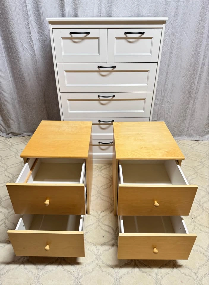 Dresser and 2 Nightstands - Excellent Condition - photo 3