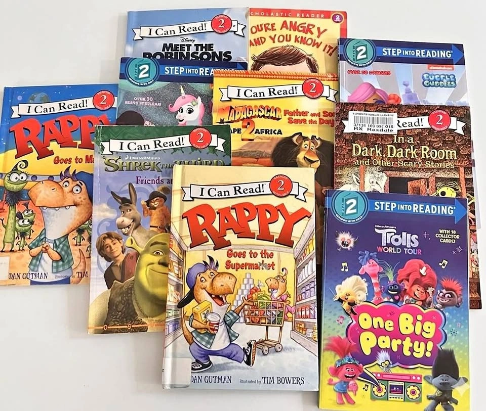 10 Level 2 Early Reader Books - I Can Read! & Step Into Reading
