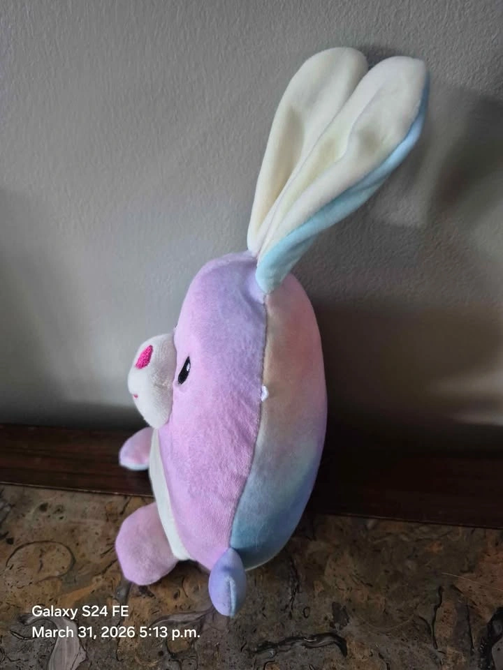 Easter Plush Duo: 10" Bunny & 6" Carrot Dog - NEW - photo 2