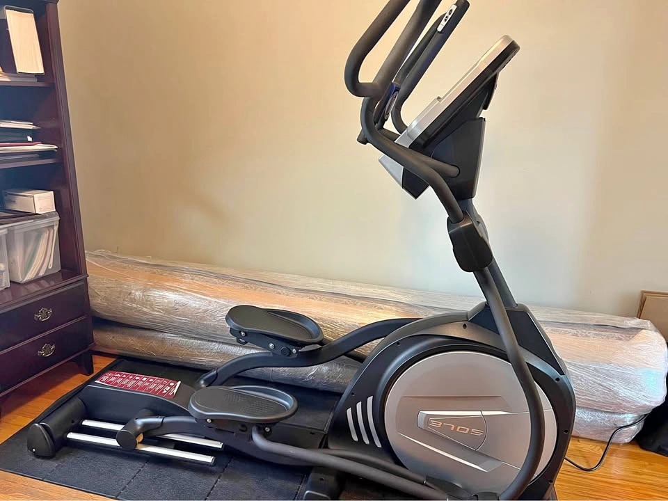 Sole E35 Elliptical Exercise Machine with Mat