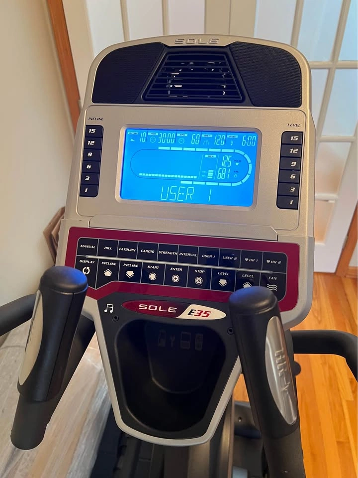 Sole E35 Elliptical Exercise Machine with Mat - photo 3