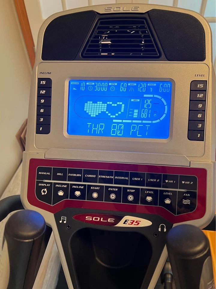 Sole E35 Elliptical Exercise Machine with Mat - photo 4