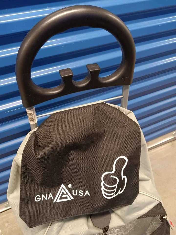 GNA USA Rolling Shopping Cart with Insulated Pocket - photo 3