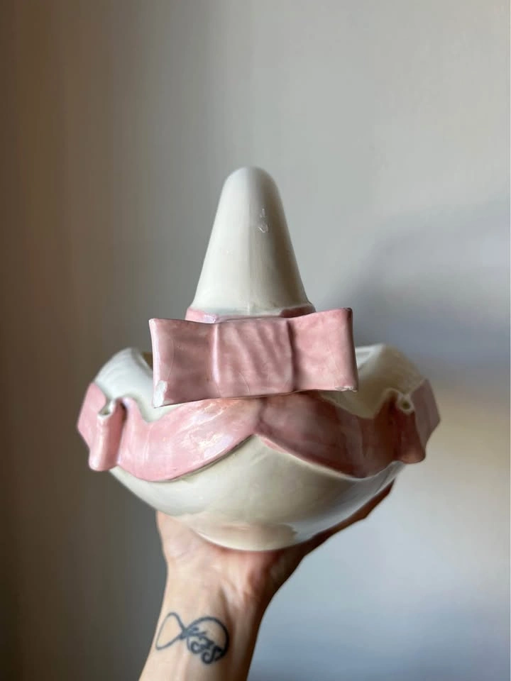 Vintage Goose Ceramic Basket/Planter - photo 2