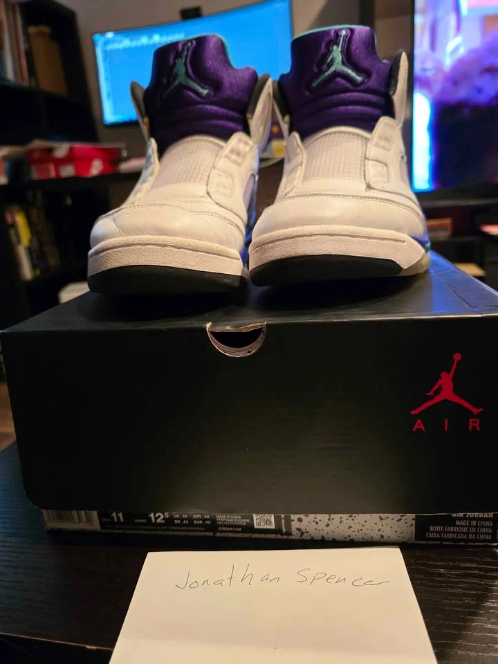 Jordan 5 Fresh Prince of Bel-Air Grape - photo 2