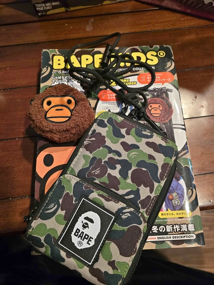 Bape Side Bag and Coin Pouch - New