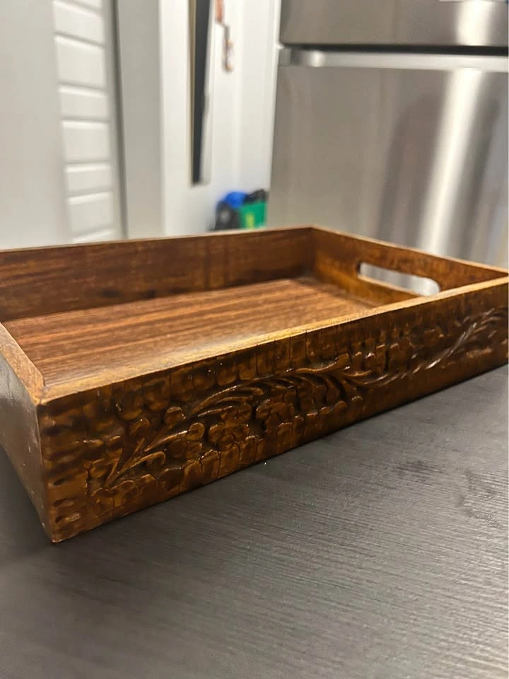 Wooden tray - photo 3