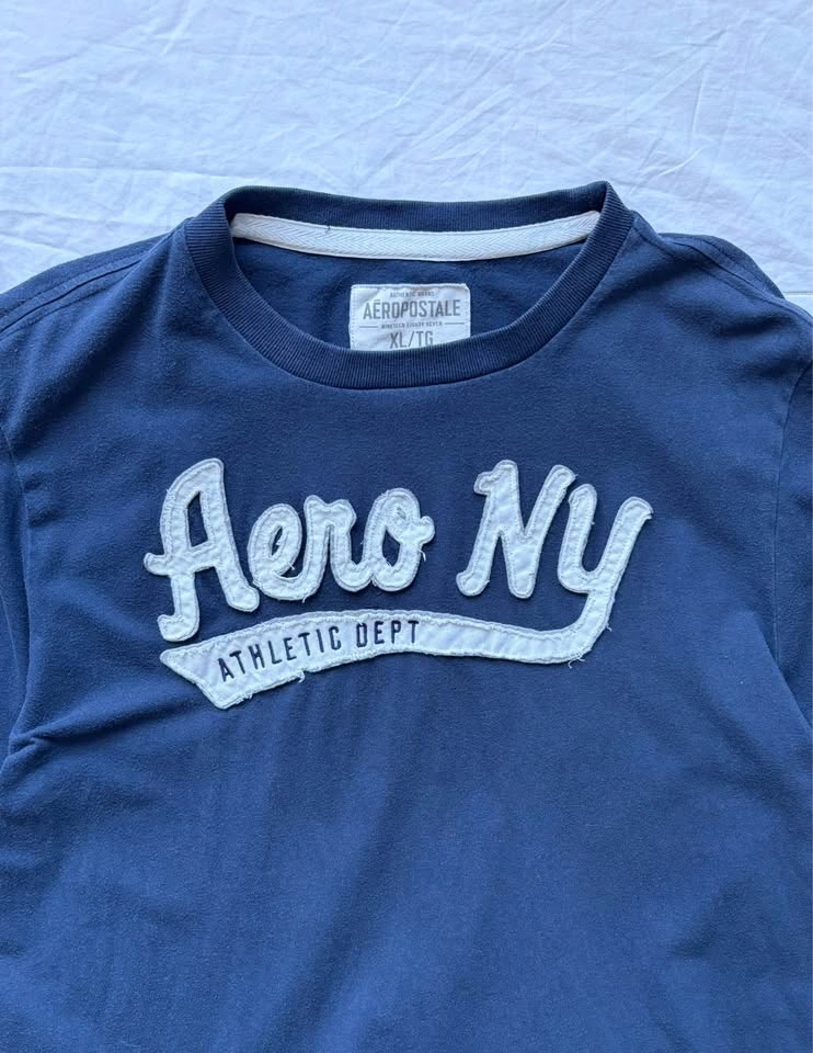 Aeropostale Navy Blue Graphic Tee "Aero NY" Size XL - photo 2