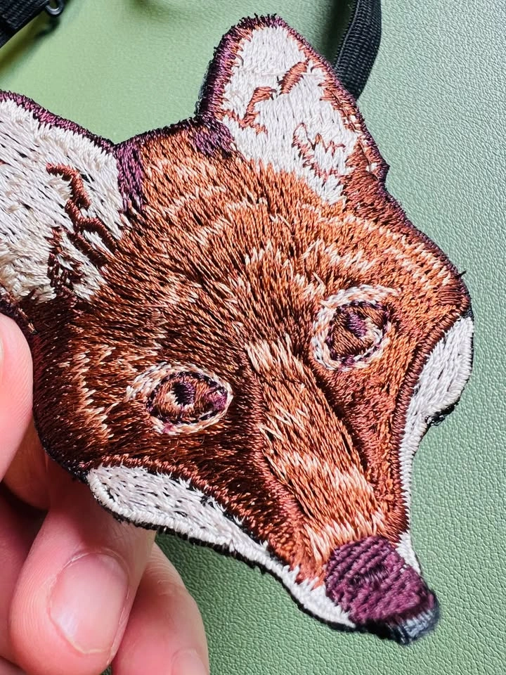 Embroidered Fox Bow Tie Model 2024 - photo 2