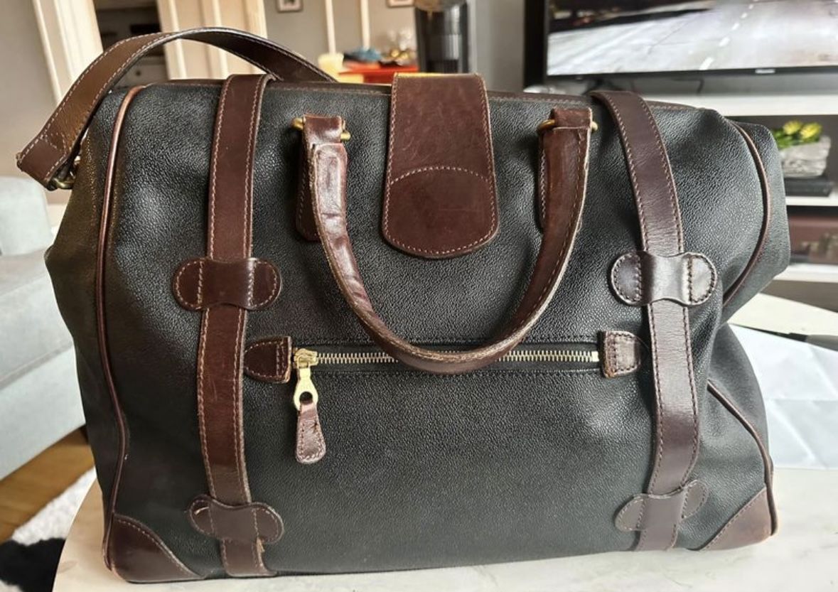 Vintage Leather Doctor Duffle - photo 2