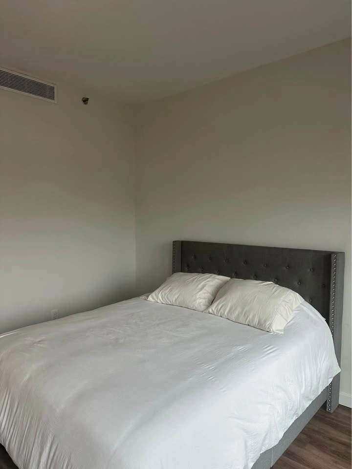 Queen Bed Frame + Mattress + Box Spring - Like New - photo 2