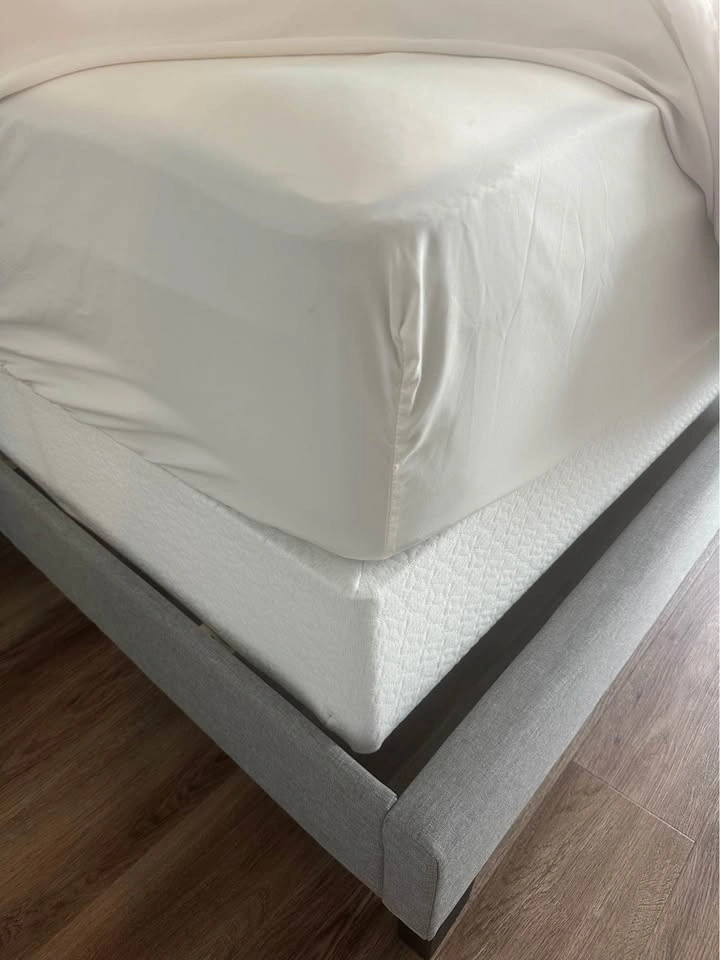 Queen Bed Frame + Mattress + Box Spring - Like New - photo 4