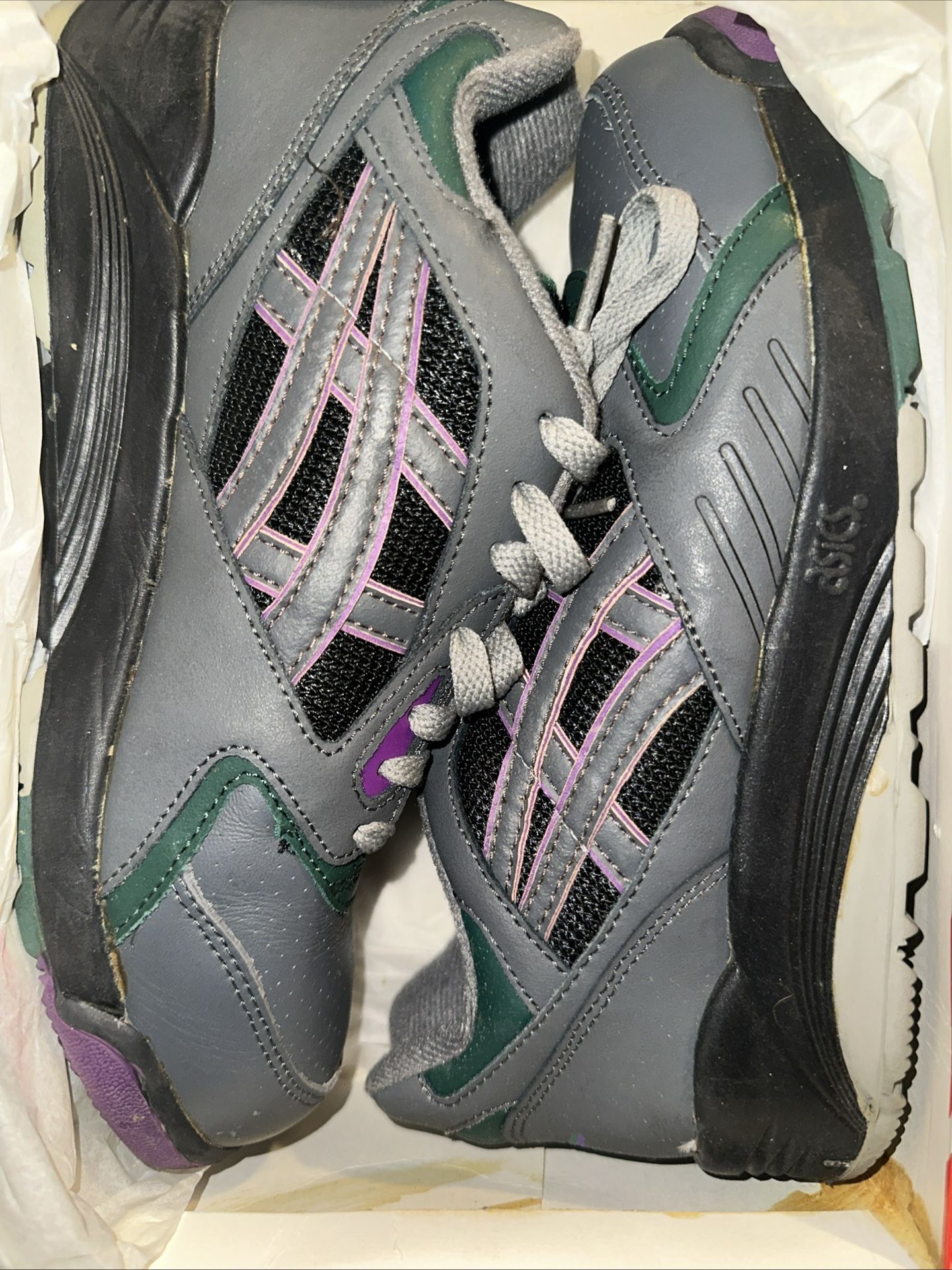 Vintage 1989 ASICS GEL GT II Running Shoes - Men's Size 7 - photo 5