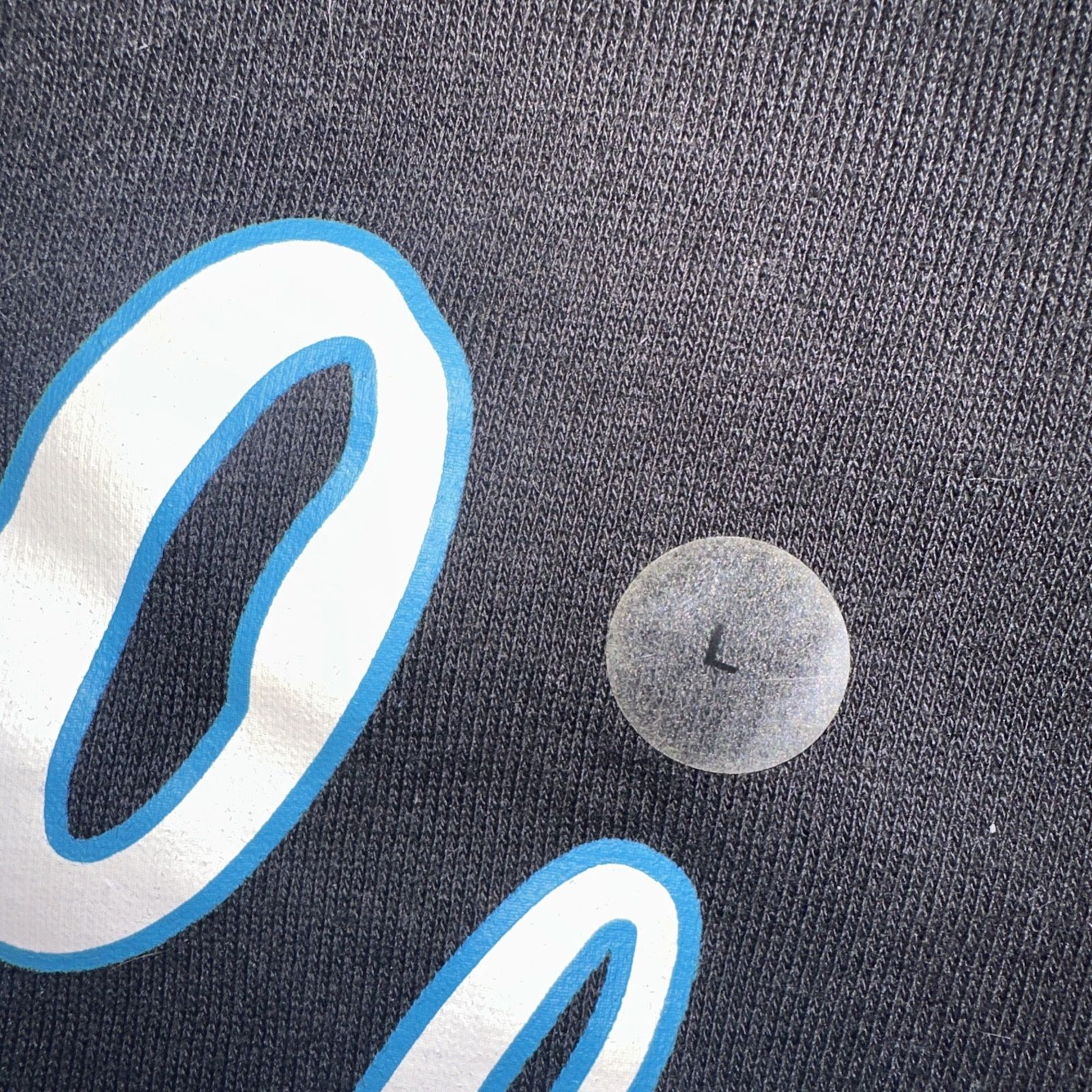 New Aeropostale Jr Girl Black Hoodie With Blue and White Logo Gr - photo 4