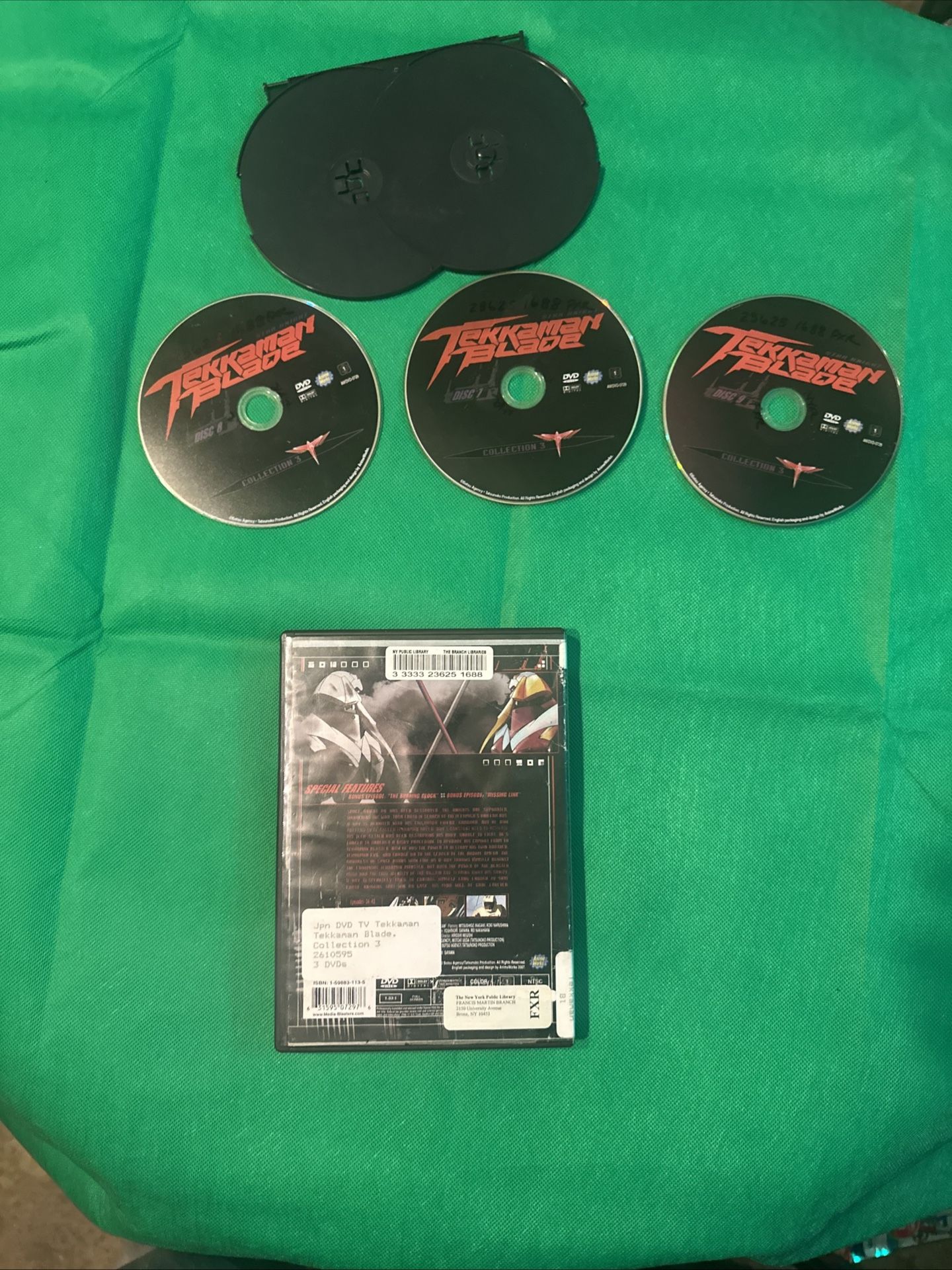 Tekkaman Blade Star Knight Collection III (3) DVD 3 Disc Set Ani - photo 3