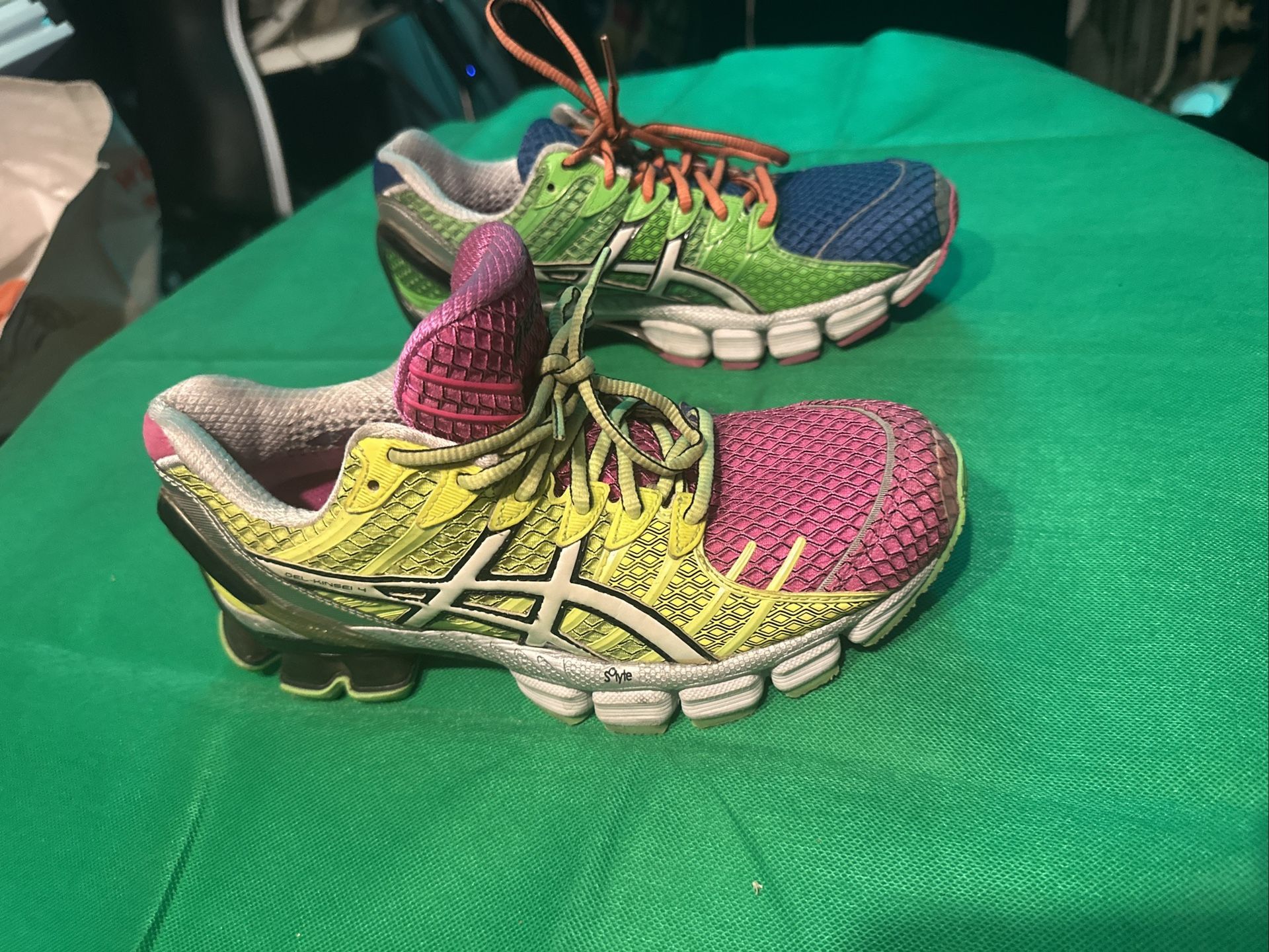 Asics Women's Gel Kinsei 4, Size 7.5, Neon Multicolor - photo 3