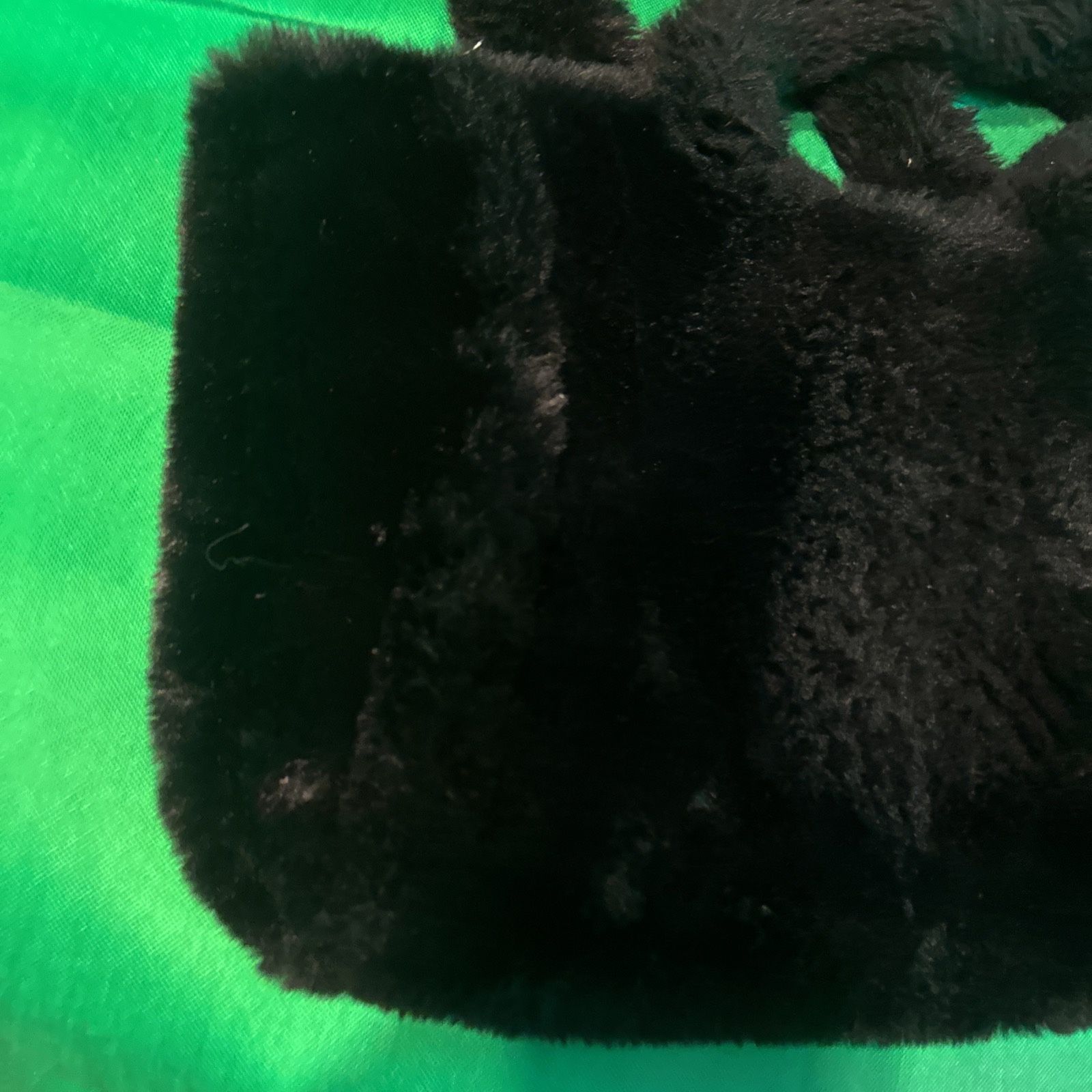 Large Plush Fluffy Checkerboard Tote Bags - photo 5