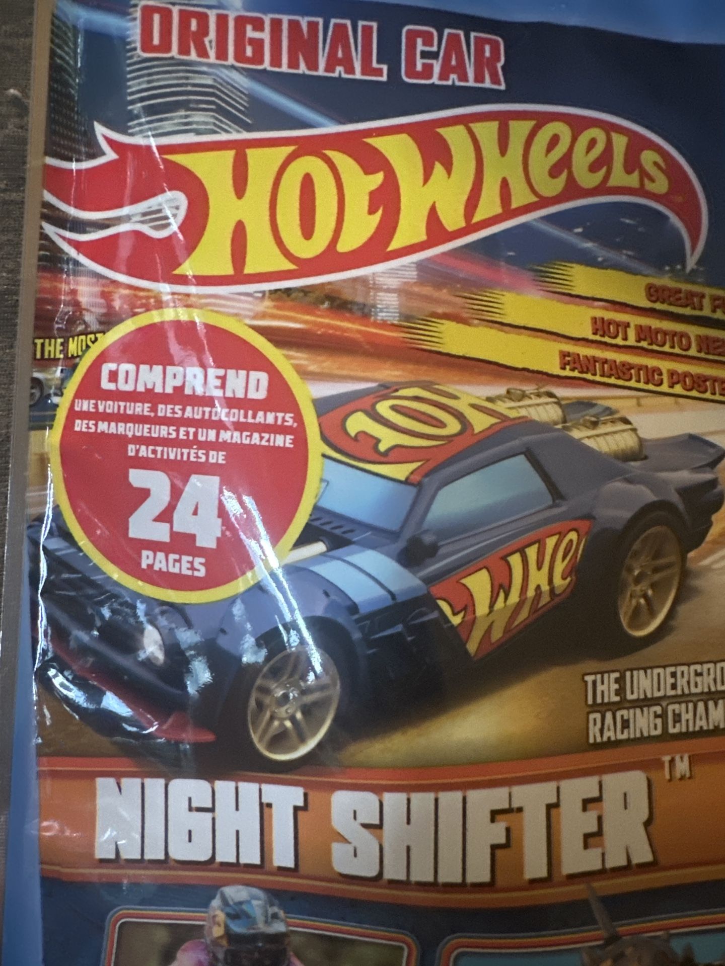 Hot Wheels Night Shifter Toy & Activity Set