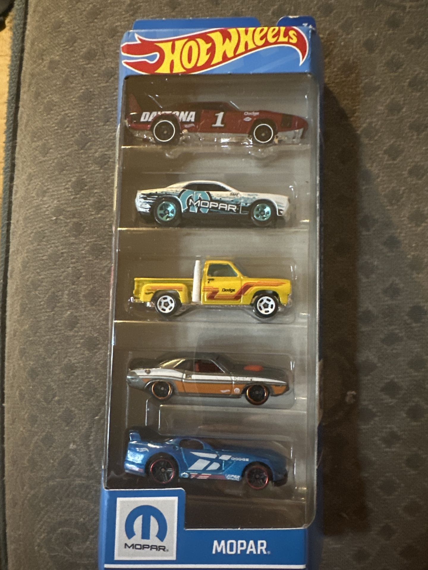 Hot Wheels Mopar 5-Pack Diecast Cars